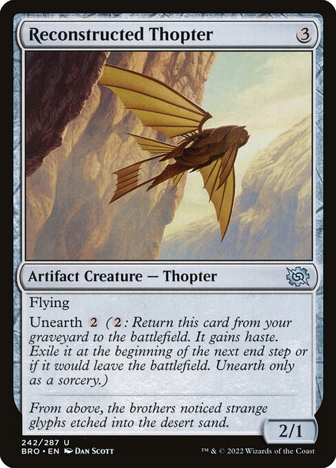 Reconstructed Thopter [The Brothers' War - 242]