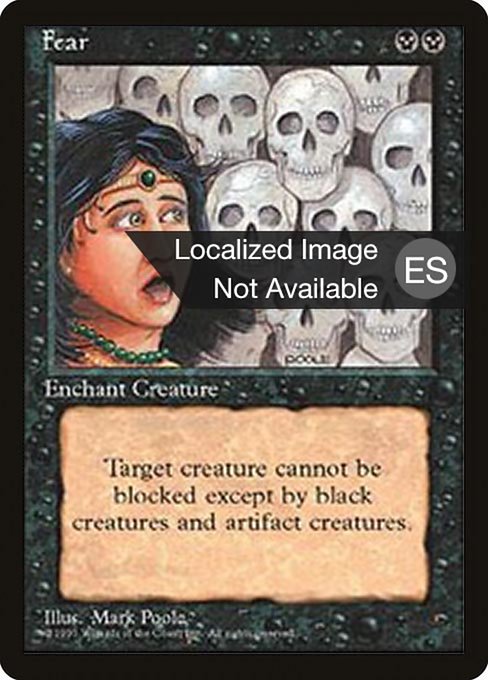 Fear [Fourth Edition Foreign Black Border - 137]