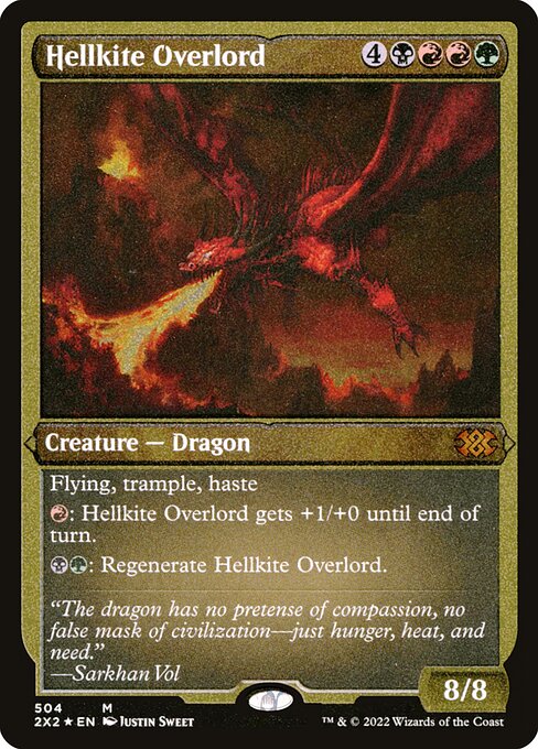 Hellkite Overlord [Double Masters 2022 - 504]