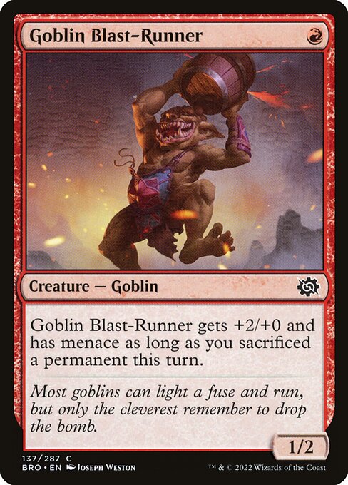 Goblin Blast-Runner [The Brothers' War - 137]