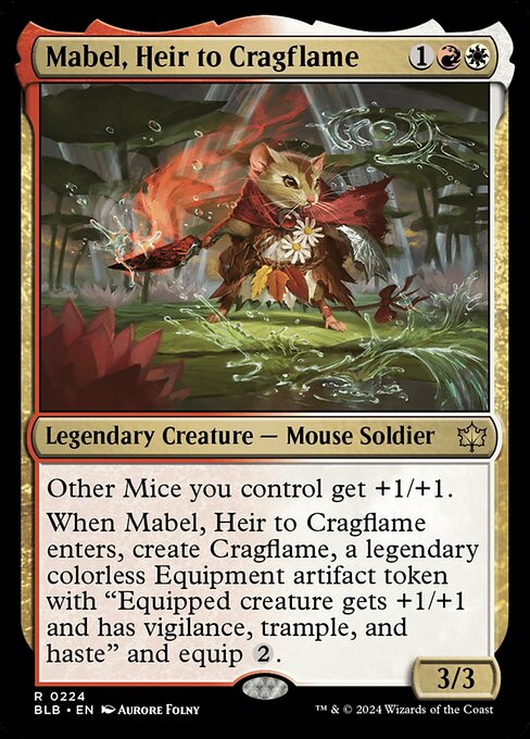 Mabel, Heir to Cragflame [Bloomburrow - 224]