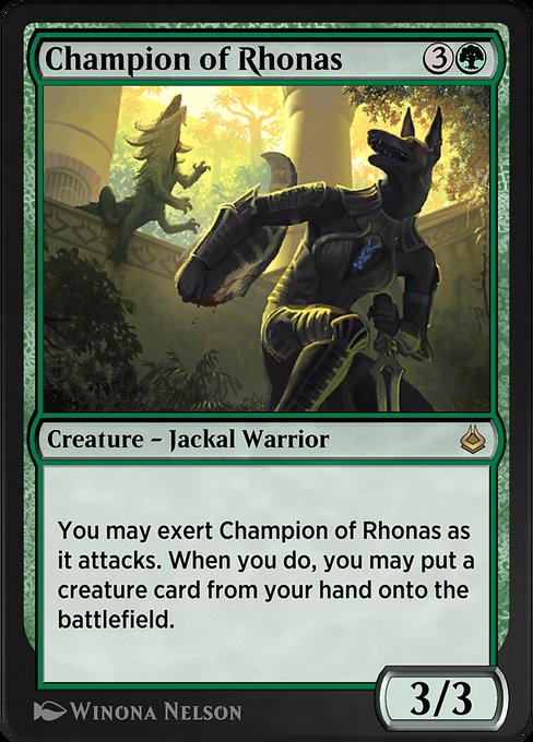 Champion of Rhonas [Amonkhet Remastered - 185]