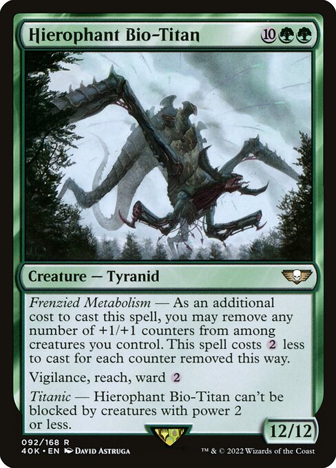 Hierophant Bio-Titan [Warhammer 40,000 Commander - 92]