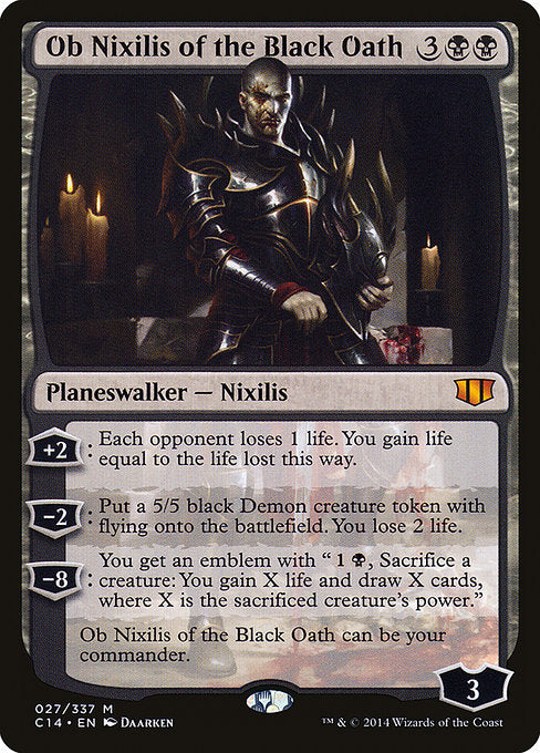 Ob Nixilis of the Black Oath [Commander 2014 - 27]
