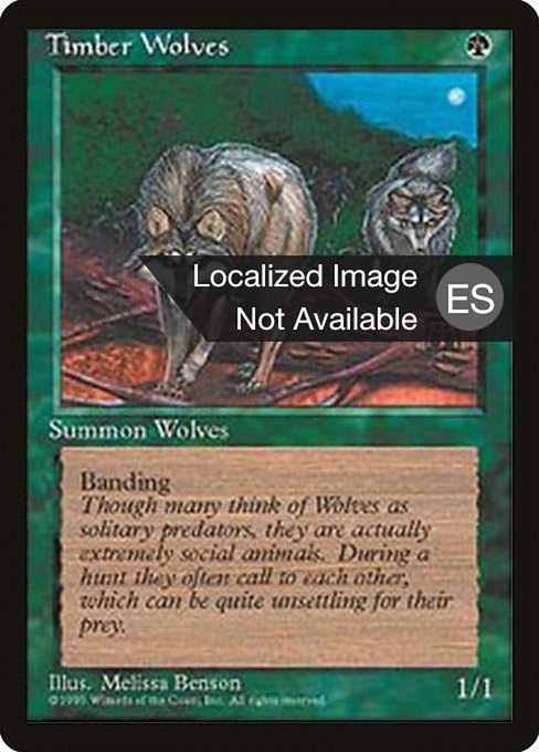 Timber Wolves [Fourth Edition Foreign Black Border - 275]