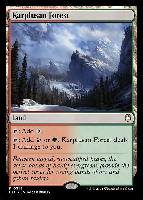 Karplusan Forest [Bloomburrow Commander - 314]