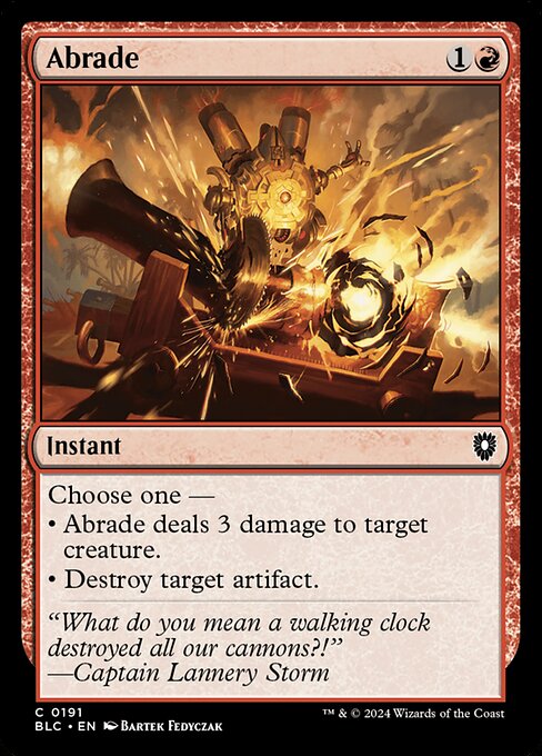 Abrade [Bloomburrow Commander - 191]