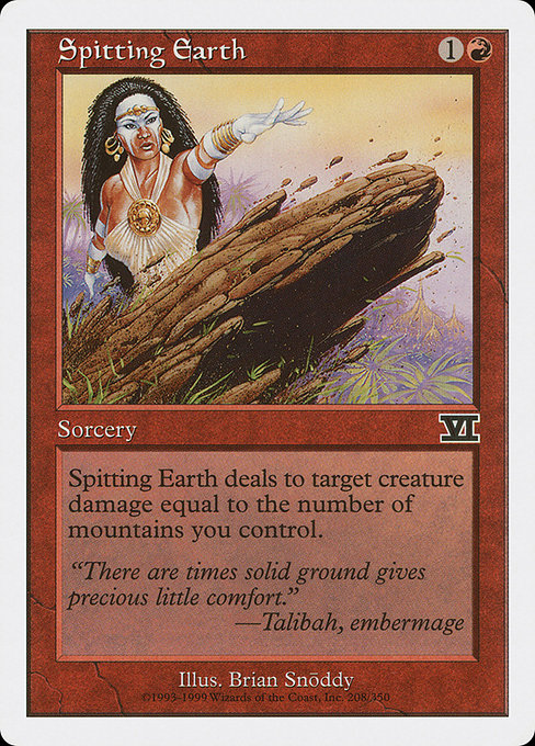 Spitting Earth [Classic Sixth Edition - 208]