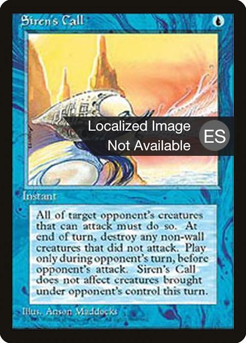 Siren's Call [Fourth Edition Foreign Black Border - 101]