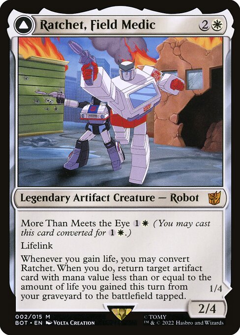 Ratchet, Field Medic // Ratchet, Rescue Racer [Transformers - 2]