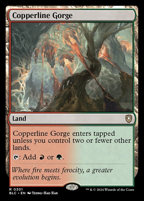 Copperline Gorge [Bloomburrow Commander - 301]