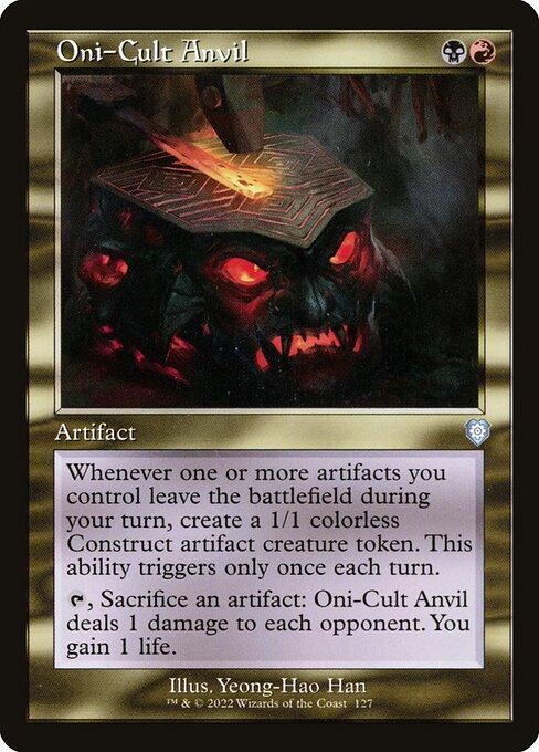 Oni-Cult Anvil [The Brothers' War Commander - 127]