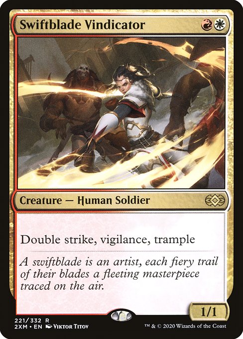 Swiftblade Vindicator [Double Masters - 221]