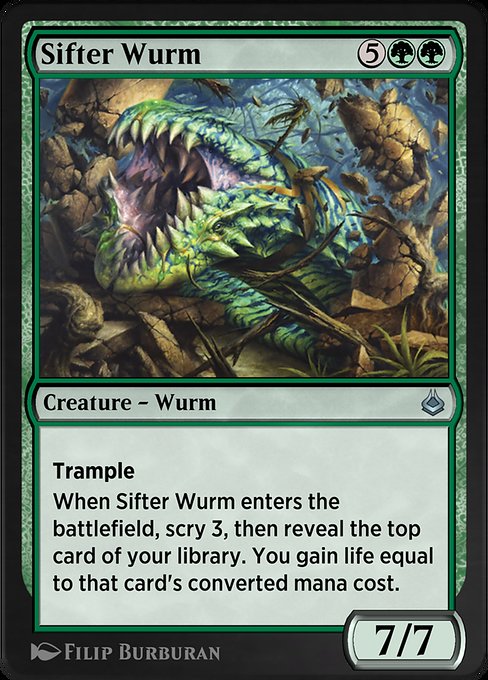 Sifter Wurm [Amonkhet Remastered - 219]