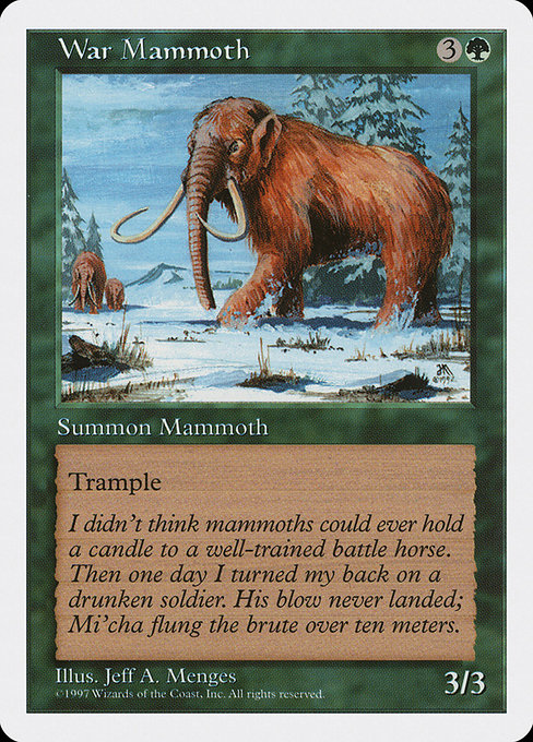 War Mammoth [Fifth Edition - 340]