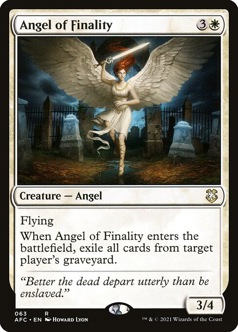 Angel of Finality [Forgotten Realms Commander - 63]