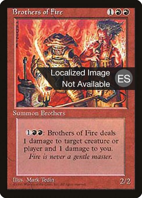 Brothers of Fire [Fourth Edition Foreign Black Border - 179]