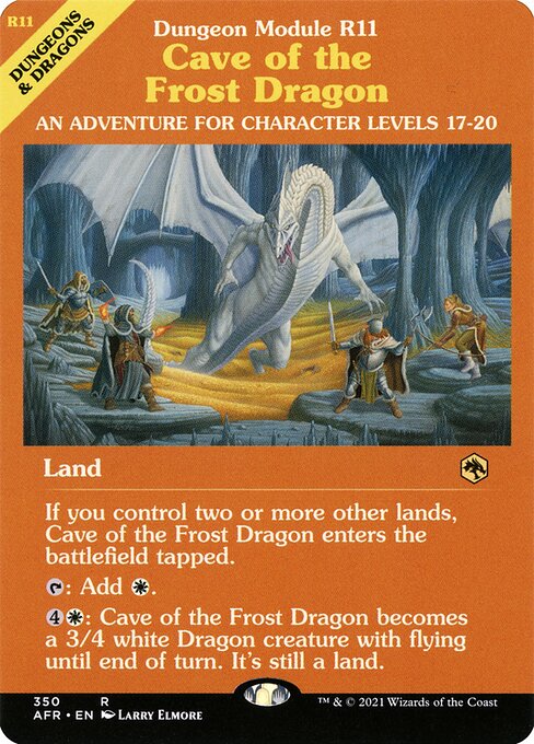 Cave of the Frost Dragon [Adventures in the Forgotten Realms - 350]