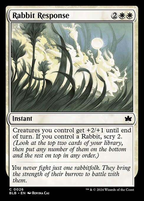 Rabbit Response [Bloomburrow - 26]