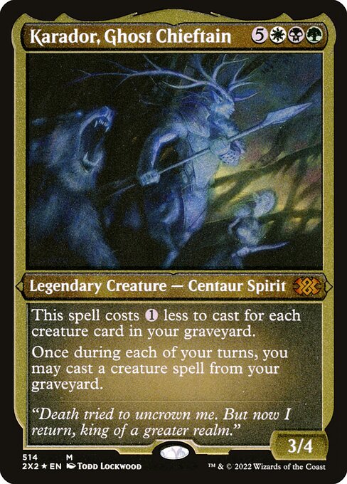 Karador, Ghost Chieftain [Double Masters 2022 - 514]