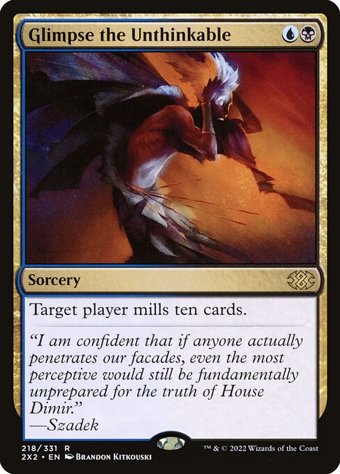 Glimpse the Unthinkable [Double Masters 2022 - 218]