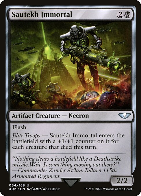 Sautekh Immortal [Warhammer 40,000 Commander - 54]