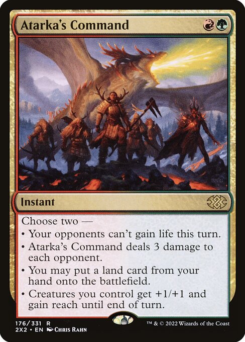 Atarka's Command [Double Masters 2022 - 176]