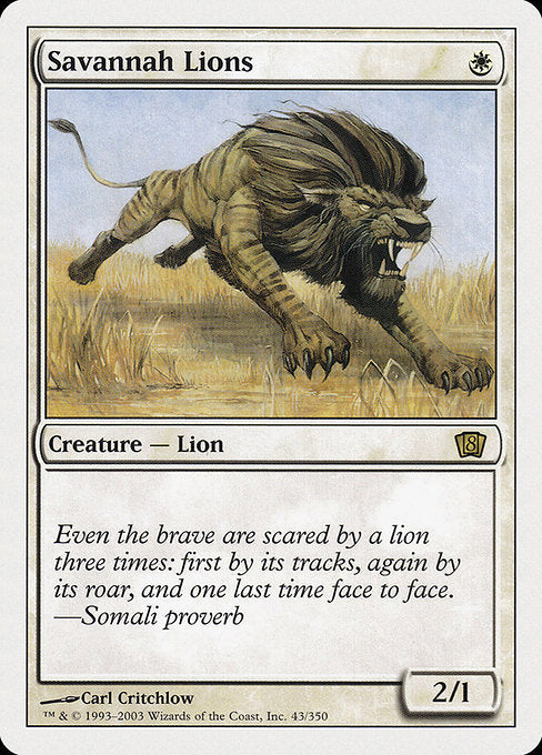 Savannah Lions [Eighth Edition - 43]