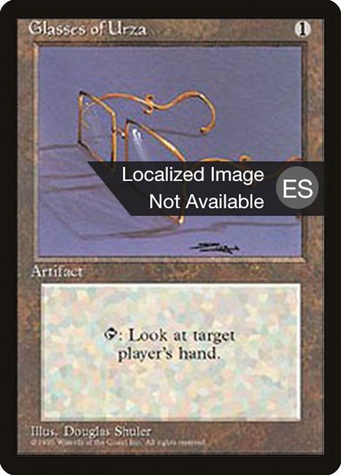 Glasses of Urza [Fourth Edition Foreign Black Border - 321]