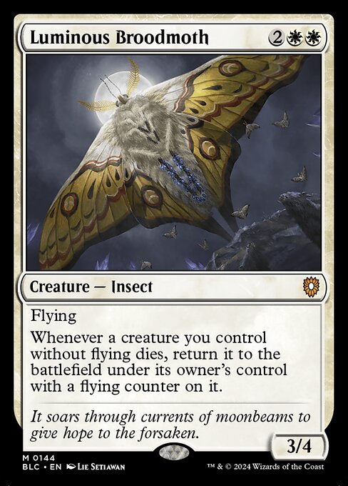 Luminous Broodmoth [Bloomburrow Commander - 144]