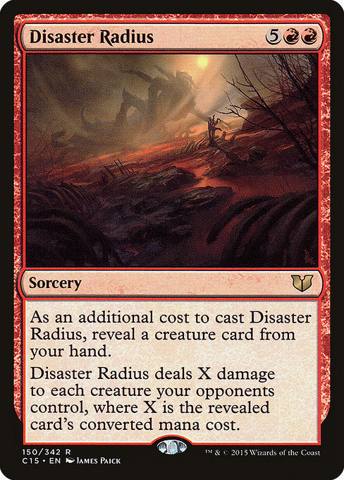 Disaster Radius [Commander 2015 - 150]