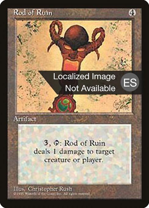 Rod of Ruin [Fourth Edition Foreign Black Border - 344]