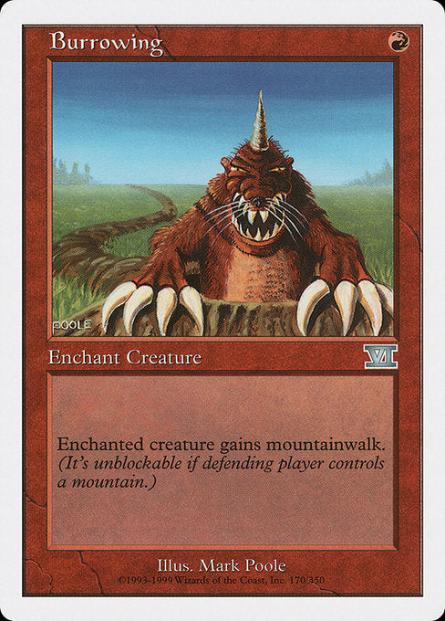 Burrowing [Classic Sixth Edition - 170]