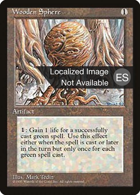 Wooden Sphere [Fourth Edition Foreign Black Border - 359]
