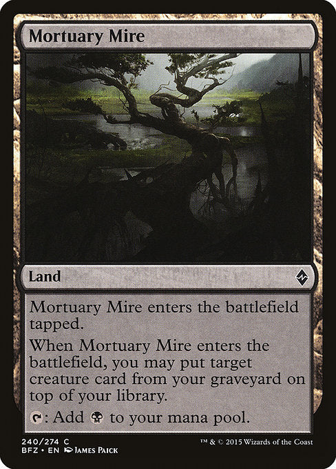 Mortuary Mire [Battle for Zendikar - 240]