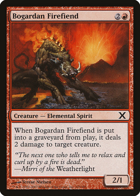 Bogardan Firefiend [Tenth Edition - 193]