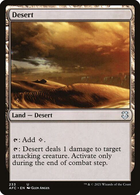 Desert [Forgotten Realms Commander - 233]