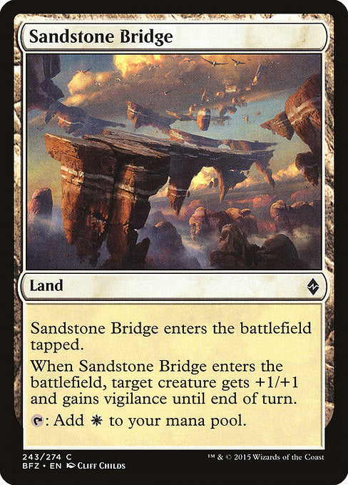 Sandstone Bridge [Battle for Zendikar - 243]