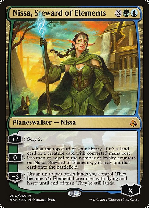 Nissa, Steward of Elements [Amonkhet - 204]