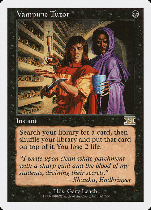 Vampiric Tutor [Classic Sixth Edition - 161]
