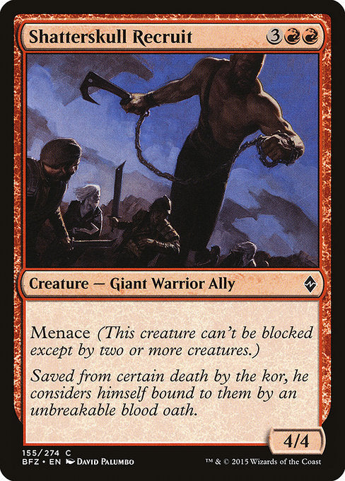 Shatterskull Recruit [Battle for Zendikar - 155]