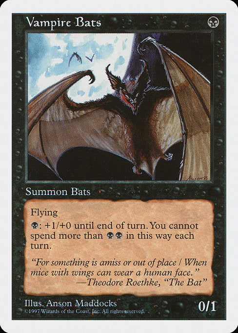 Vampire Bats [Fifth Edition - 202]