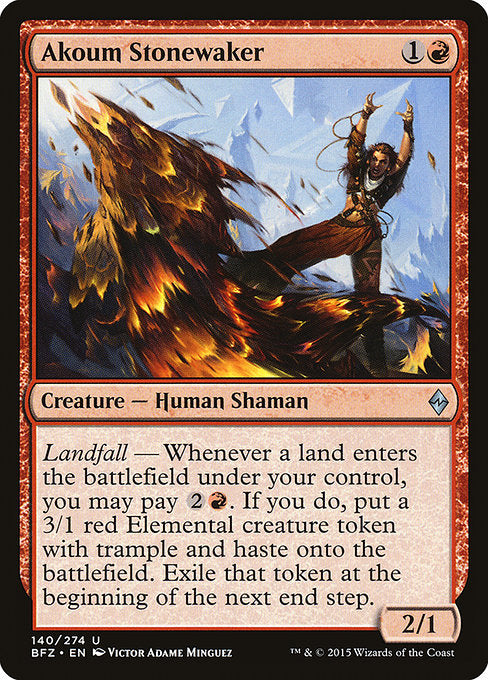 Akoum Stonewaker [Battle for Zendikar - 140]