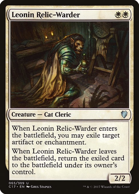 Leonin Relic-Warder [Commander 2017 - 65]
