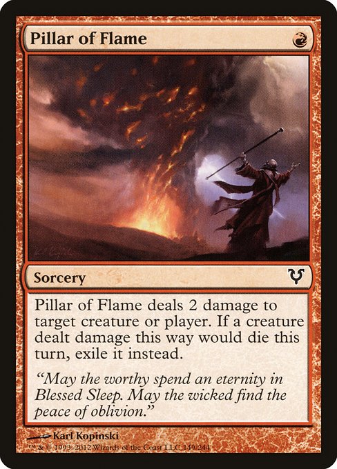Pillar of Flame [Avacyn Restored - 149]