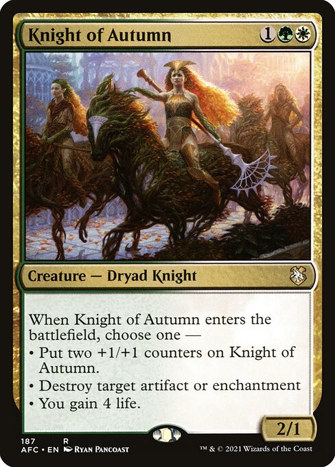 Knight of Autumn [Forgotten Realms Commander - 187]