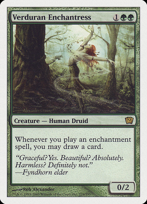 Verduran Enchantress [Ninth Edition - 279]