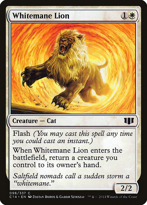 Whitemane Lion [Commander 2014 - 96]
