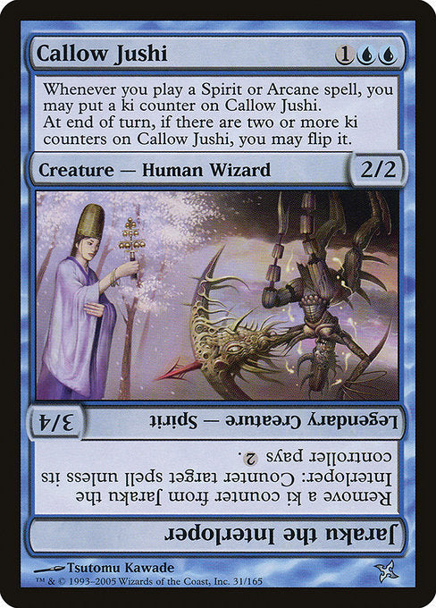 Callow Jushi // Jaraku the Interloper [Betrayers of Kamigawa - 31]