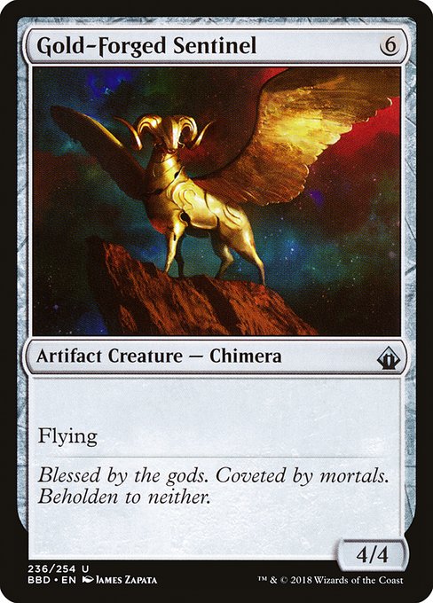 Gold-Forged Sentinel [Battlebond - 236]